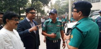 ওবায়দুল কাদেরকে হাসপাতালে দেখতে গেলেন জাগপা নেতারা